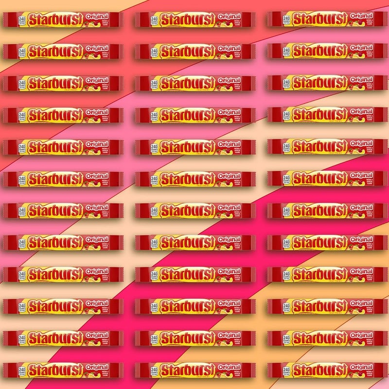 STARBURST Original Full Size Fruit Chews Candy Bulk, Chewy Candy for Parties, 2.07 oz (36 Single Packs) - Image 3
